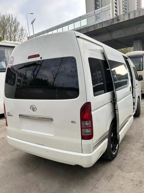 Hiace 13-местный 4-дверный передний приводной бензиновый двигатель комфорт и без аварийный подержанный микроавтобус