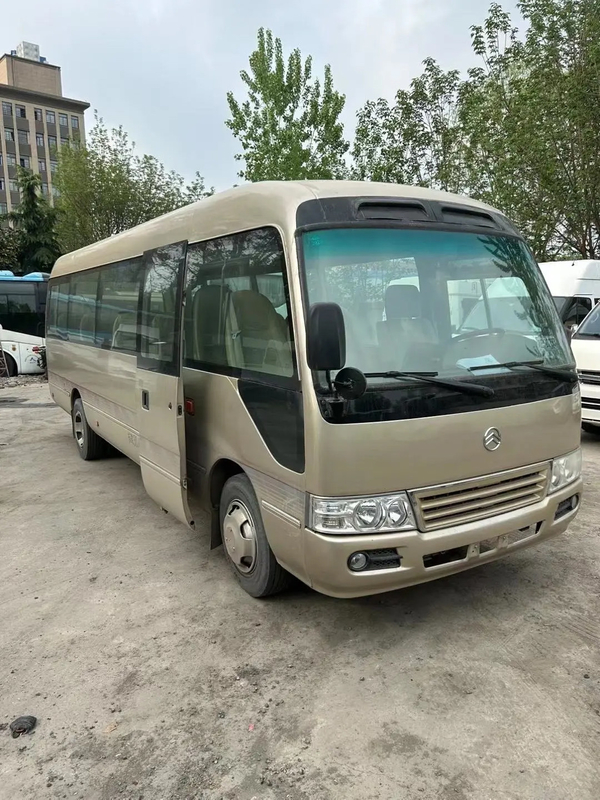 XML6770 28-местный 7,7-метровый Золотой дракон Второй ручной средний автобус Шампанский Золотой передний двигатель