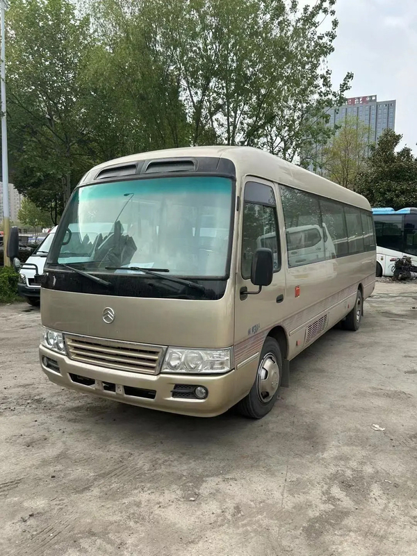 XML6770 28-местный 7,7-метровый Золотой дракон Второй ручной средний автобус Шампанский Золотой передний двигатель