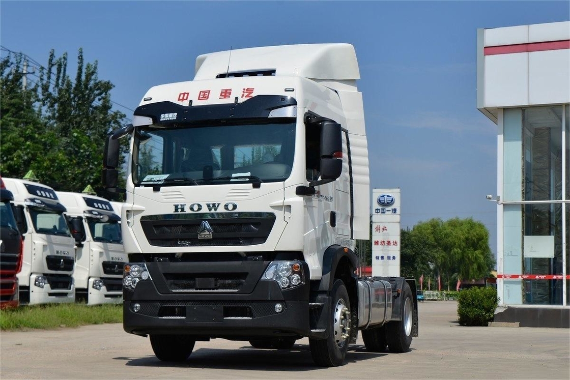HOWO Тракторный грузовик Национальный стандарт выбросов VI одноосной 350 л.с. дизельный с дефлектором