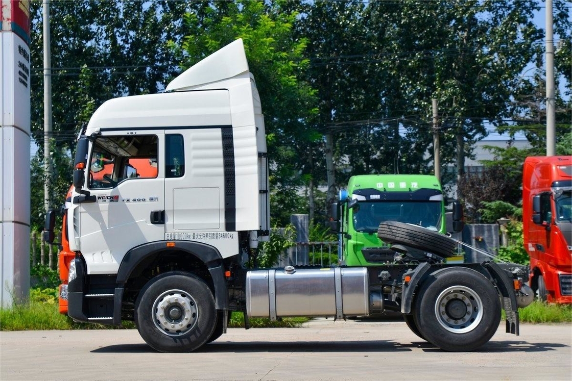 HOWO Тракторный грузовик Национальный стандарт выбросов VI одноосной 350 л.с. дизельный с дефлектором