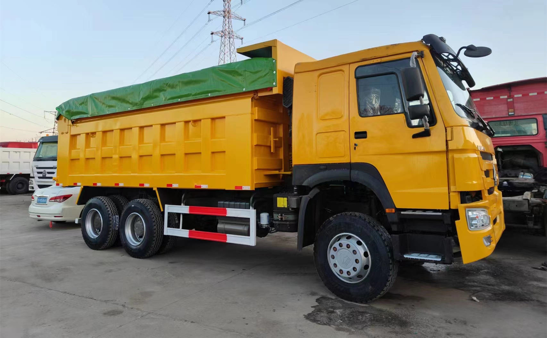 Сино грузовик Дампер Новый большой ведро 30 тонн 6 * 4 Howo Tipper с крышкой Новые шины односпальный