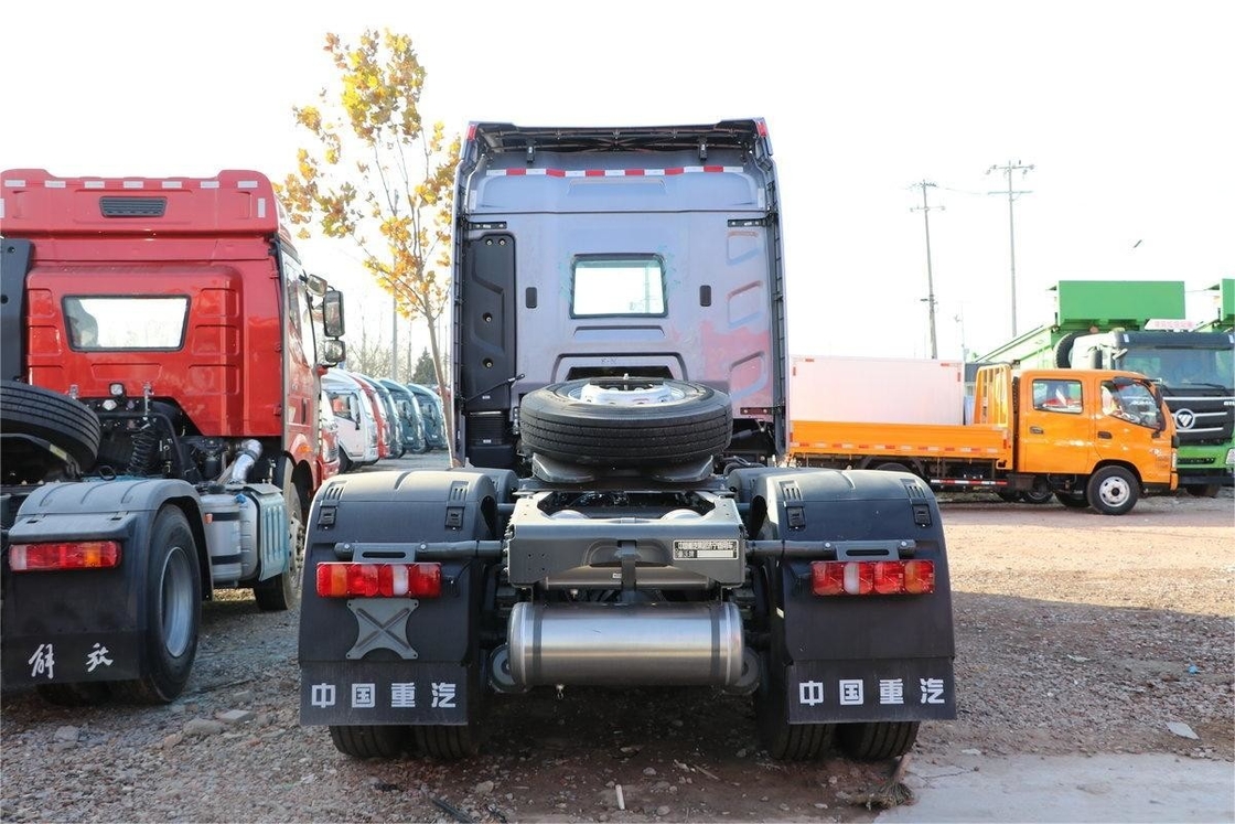 HOWO Тяжелый грузовик Трактор Высокий крышный дефлектор 6X4 Дизель 16 передач 480 лошадиных сил Национальный VI