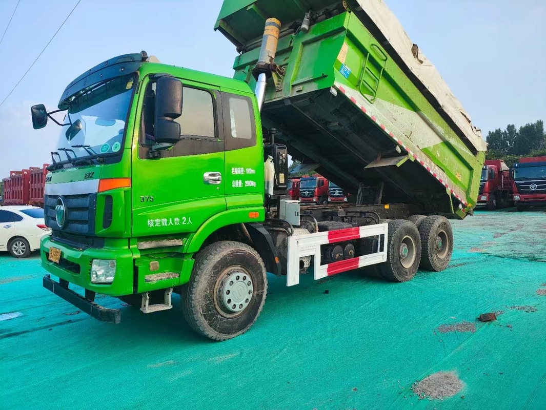 6*4 Дамп-Трактор Подержанный Foton ETX Tipper 2018 Год Weichai 375hp с ведрой типа U