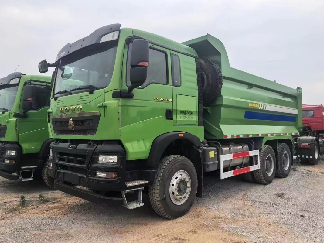 Дамп-грузовики Sino 400 HP Новый 6*4 режим управления с 40 шинами Howo TX Tipper на складе