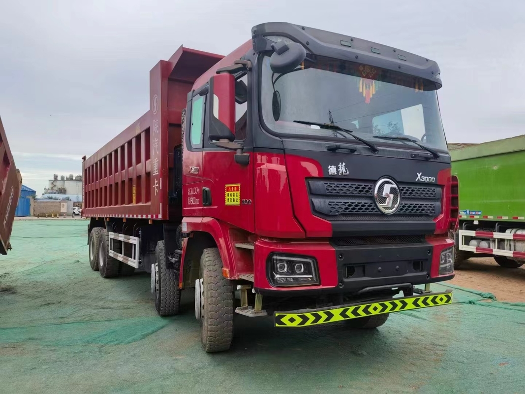 40тонна 8х4 Подержанный грузовик 2021 год Шакман X3000 High End Модель Weichai 500hp