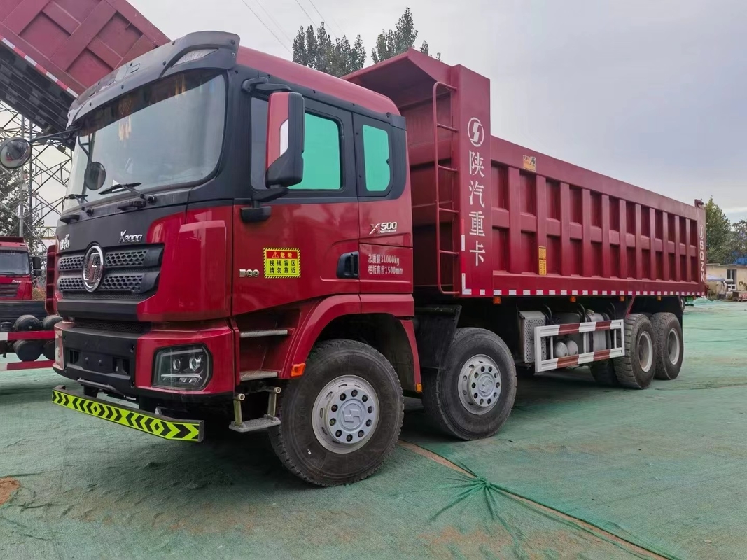 40тонна 8х4 Подержанный грузовик 2021 год Шакман X3000 High End Модель Weichai 500hp