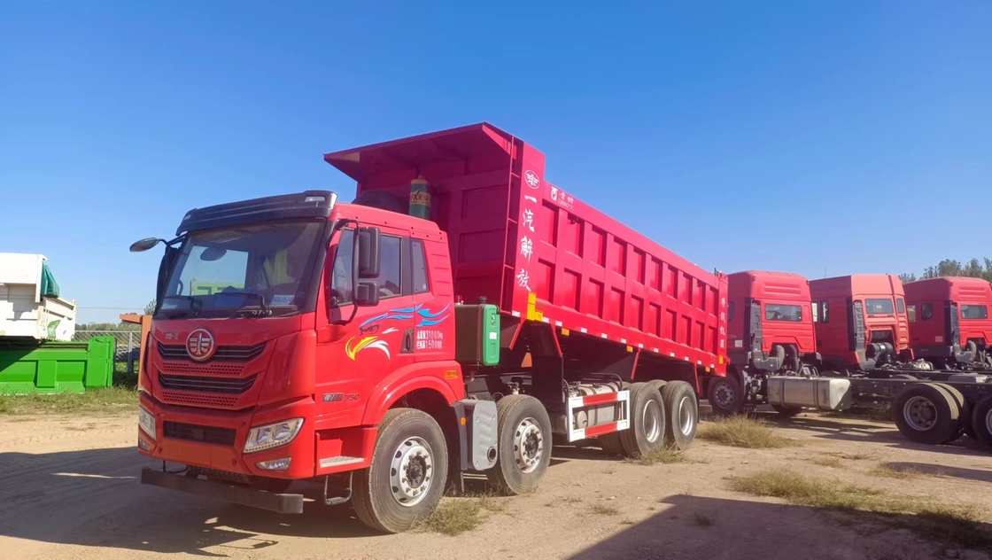 8*4 Подержанные грузовики для продажи 22cbm вместимость ведро FAW V20 Дамп-грузовик 340hp дизель
