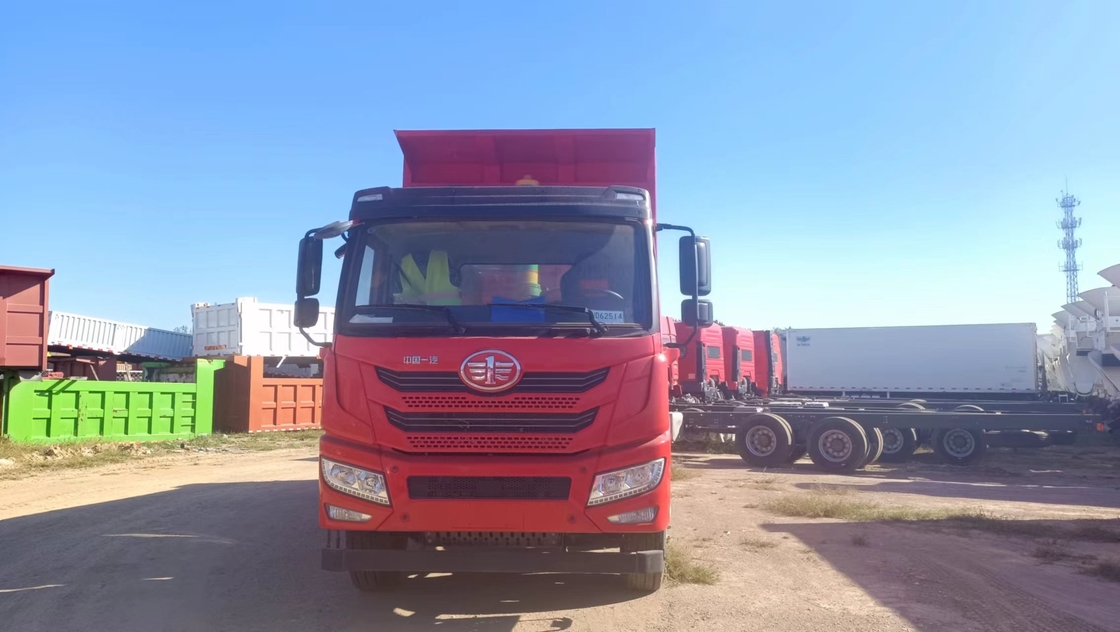 8*4 Подержанные грузовики для продажи 22cbm вместимость ведро FAW V20 Дамп-грузовик 340hp дизель