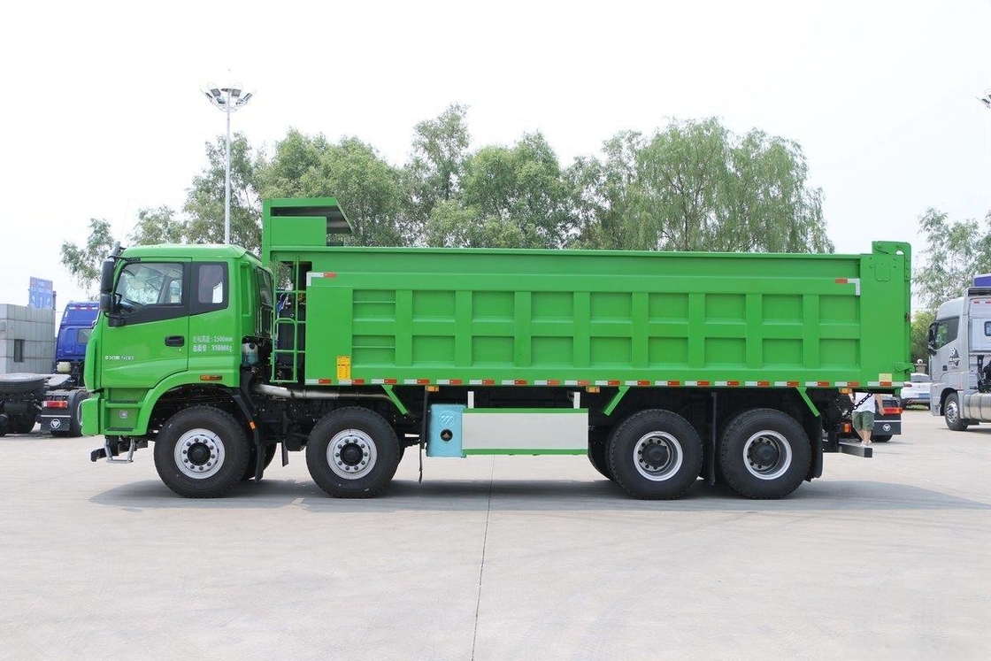 Auman New ETX Dump Truck 400 л.с. 8х4 7,4 м 31 т. Задняя крышка с решеткой в форме U. Грузовой ящик Задняя крышка EURO 5