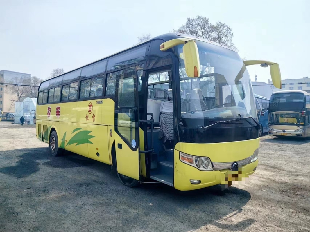 Автобус 2nd Hand Yutong ZK6107 Автобус для автобусов оригинальный 2+3 места расположение 60 мест Лист весна A / C