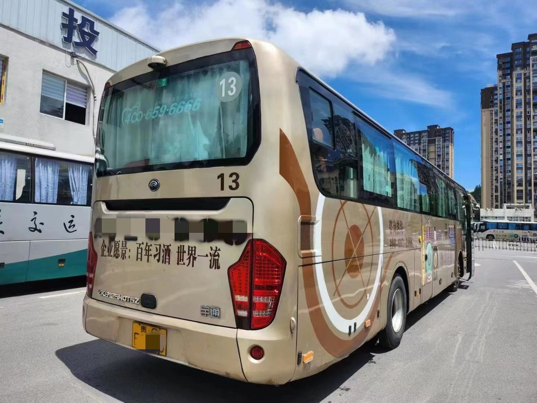 Туристический автобус 52 места 2020 год Ютонг Shuttle Bus ZK6125 Шампанский цвет