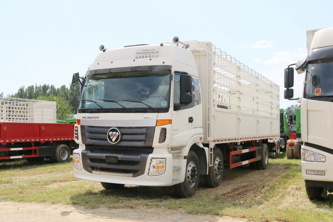 Foton Auman Stake Truck 6 серия тяжелый грузовик Дизель 8-скоростной 245 л.с. 6х2 9,53 м Белый кузов