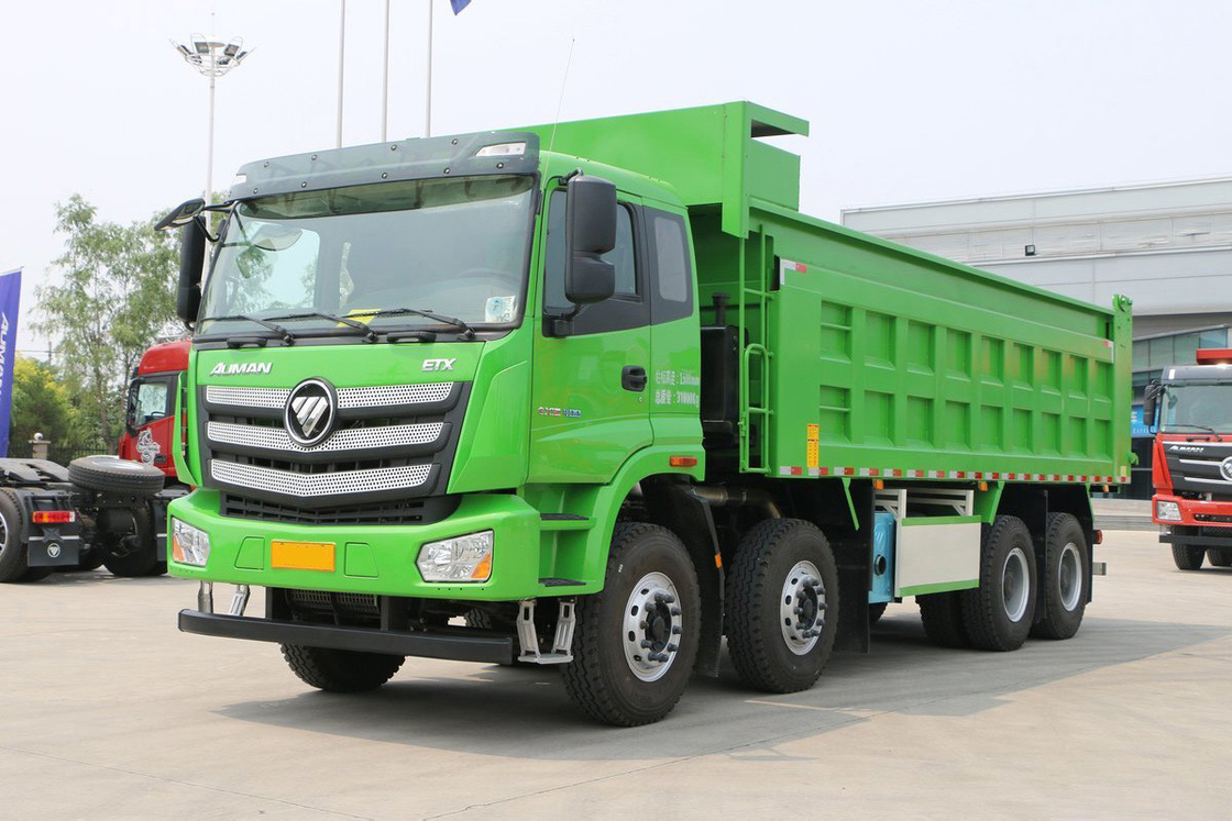 Auman New ETX Dump Truck 400 л.с. 8х4 7,4 м 31 т. Задняя крышка с решеткой в форме U. Грузовой ящик Задняя крышка EURO 5
