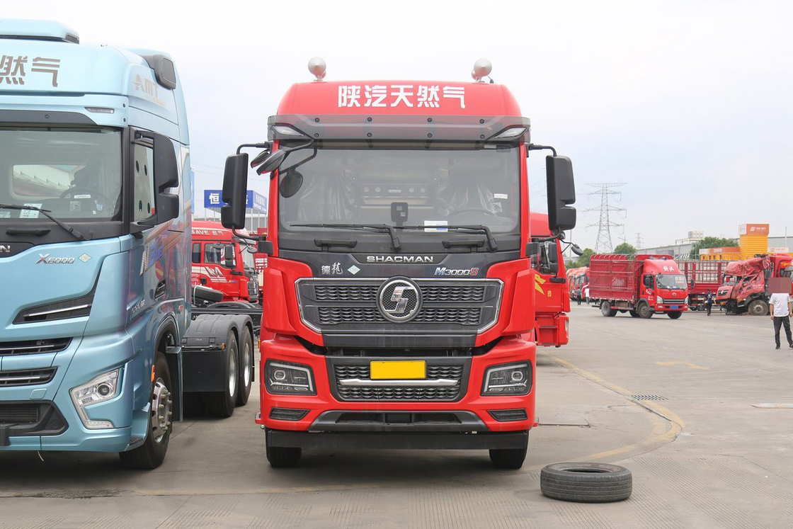 Однорядной полуместный двигатель Weichai 460 л.с. 6х4 высокая крыша CNG трактор Shacman тяжелый грузовик
