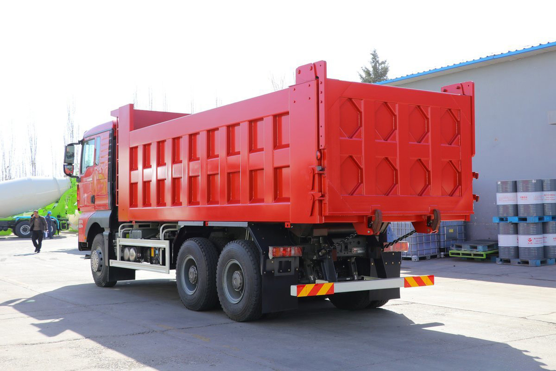 SITRAK G7 Дамп-Трак 12-скоростной 400 л.с. 6х4 5,8 м U-образный контейнер для мусора Красный корпус Sinotruk