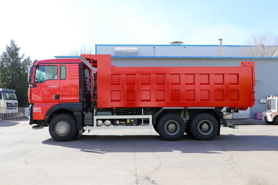 SITRAK G7 Дамп-Трак 12-скоростной 400 л.с. 6х4 5,8 м U-образный контейнер для мусора Красный корпус Sinotruk