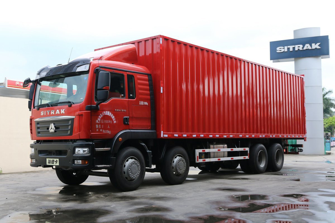 Кондиционер дефлектор двойная задняя ось C5H модель дизель 310HP 8 * 4 9.52M SITRAK фургон