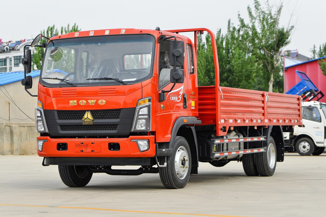 Sinotruk HOWO грузовик Титан-H серии Дизель 8-скоростной 170 л.с. 5,2 м полубоковый грузовой ящик