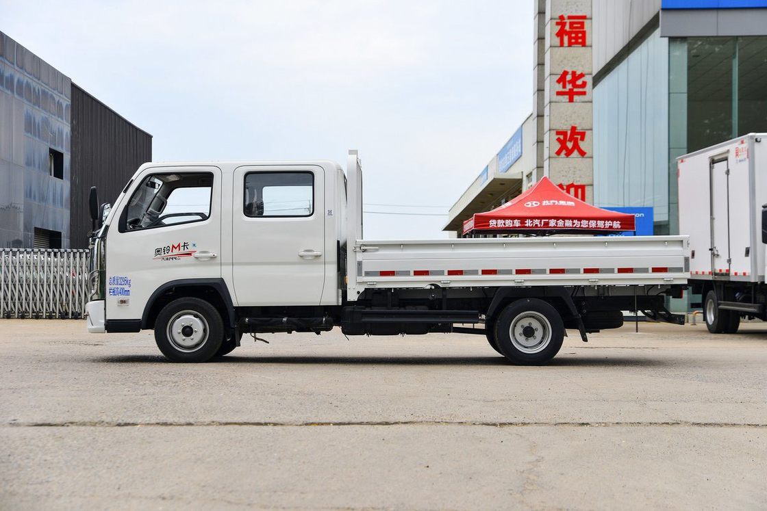 Auman M Модель 2.0L Двухрядные сиденья 144 л.с. Бензиновый ручной 5 передач 2,7 м Foton Flatbed Mini Truck
