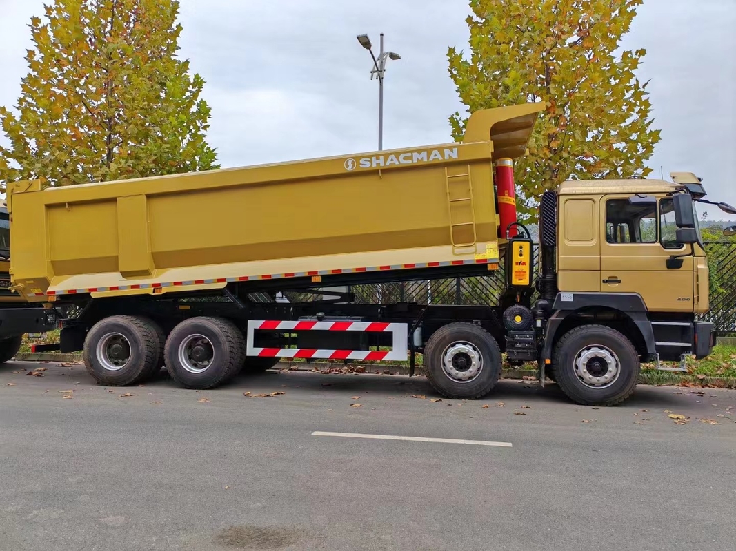 Подержанный мусоровоз для продажи 12 колес Shacman F3000 Tipper Weichai 400hp Euro2 выброс