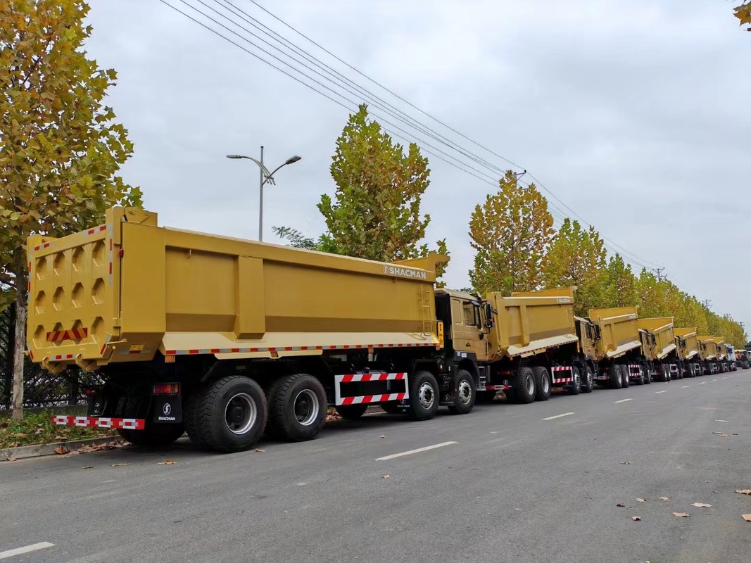 Подержанный мусоровоз для продажи 12 колес Shacman F3000 Tipper Weichai 400hp Euro2 выброс