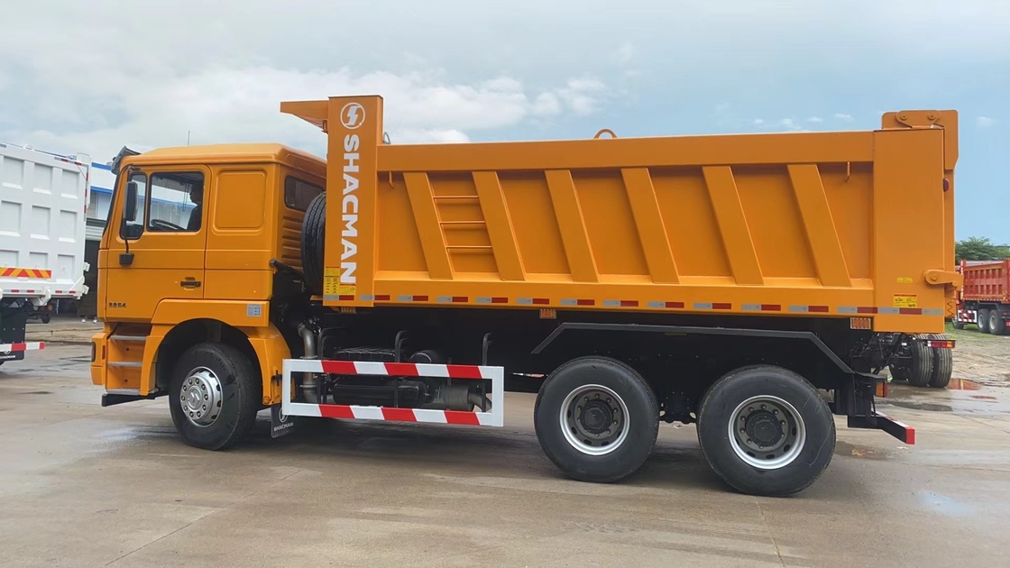 Дамп-грузовики 6*4 Shacman F2000 Китайские грузовики Большой ветер 290hp Дизельный двигатель Левый руль