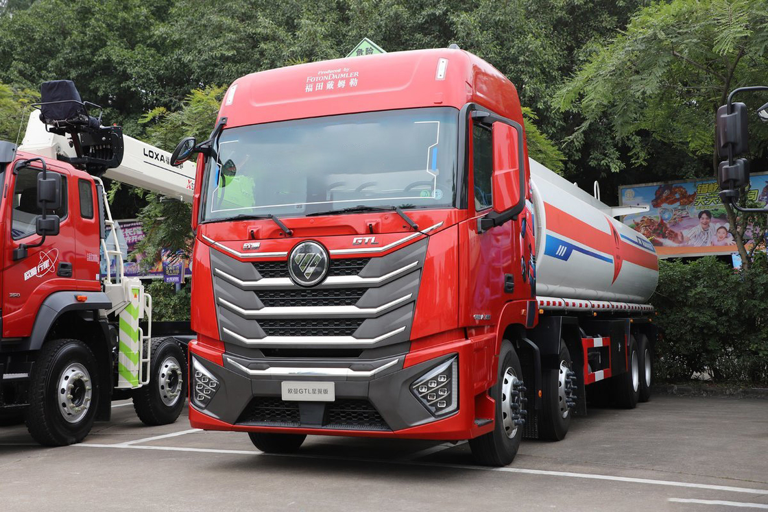 Auman HFV5320 GTL Половина ряда сидений Дизель 12-ступенчатый 360 л.с. 8х4 топливный бак 30м3 Фотон нефтетанкерный грузовик