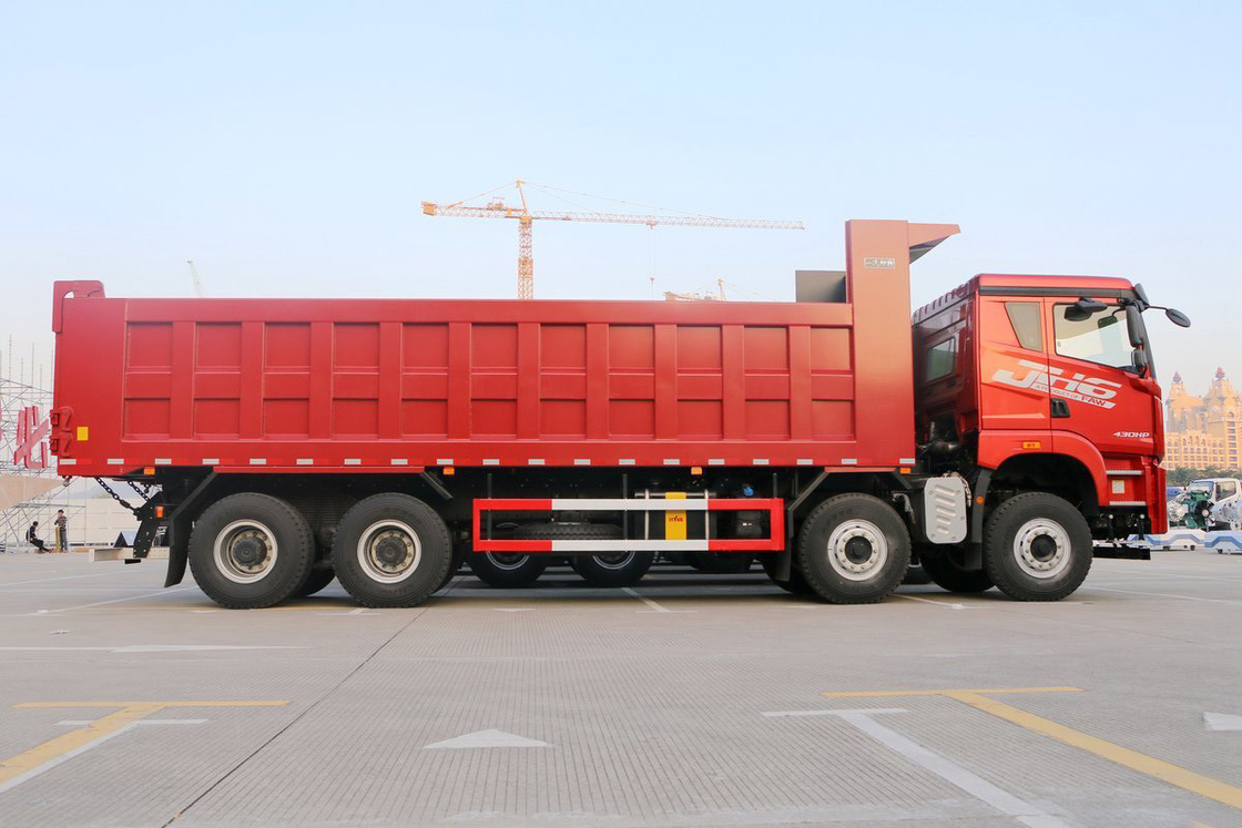 Flat Top Half Cab JH6 тяжелый грузовик дизель 430 л.с. 8х4 8,2 м Циндао Цзифанг Дамп-Трак
