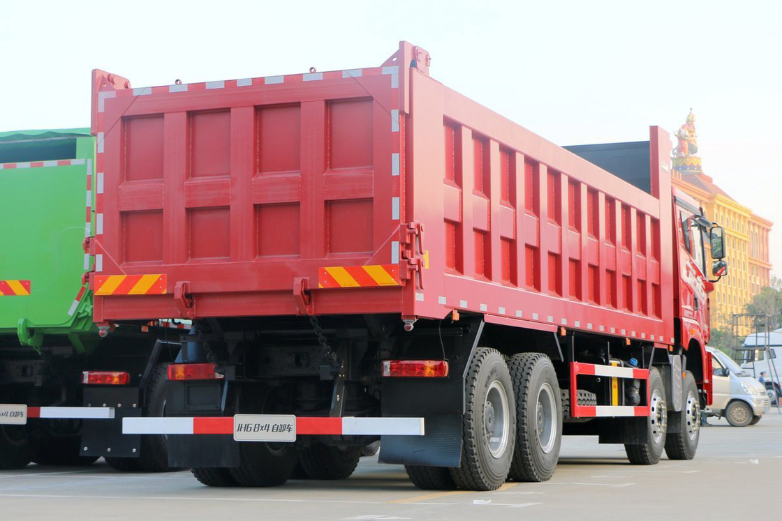 Flat Top Half Cab JH6 тяжелый грузовик дизель 430 л.с. 8х4 8,2 м Циндао Цзифанг Дамп-Трак