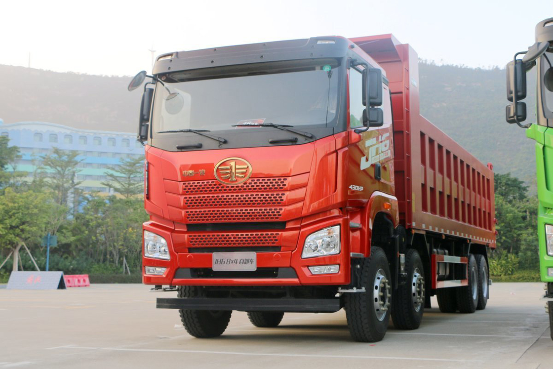 Flat Top Half Cab JH6 тяжелый грузовик дизель 430 л.с. 8х4 8,2 м Циндао Цзифанг Дамп-Трак