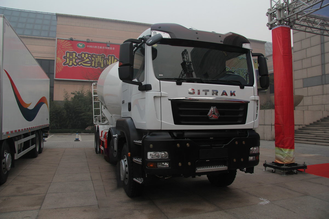 Sinotruk SITRAK C7H тяжелый грузовик дизель 16-скоростной 400 л.с. 8х4 6,5 м3 бетонный смеситель грузовик