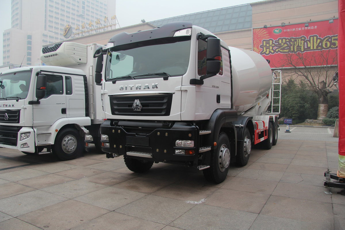 Sinotruk SITRAK C7H тяжелый грузовик дизель 16-скоростной 400 л.с. 8х4 6,5 м3 бетонный смеситель грузовик