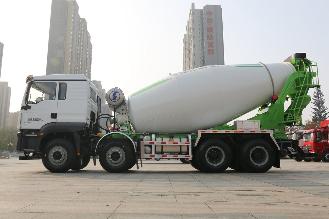 Делонг Автомобиль Тяжелый грузовик Делонг M3000s 350HP 8X4 7.89m3 Шэньси Бетонный смеситель грузовик