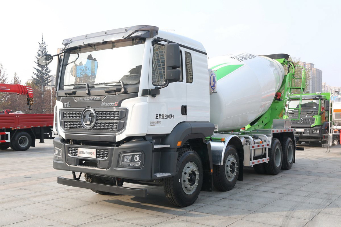 Делонг Автомобиль Тяжелый грузовик Делонг M3000s 350HP 8X4 7.89m3 Шэньси Бетонный смеситель грузовик