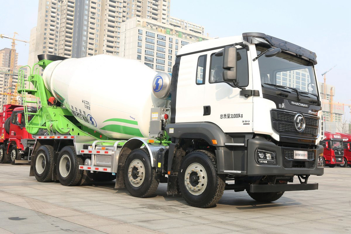 Делонг Автомобиль Тяжелый грузовик Делонг M3000s 350HP 8X4 7.89m3 Шэньси Бетонный смеситель грузовик