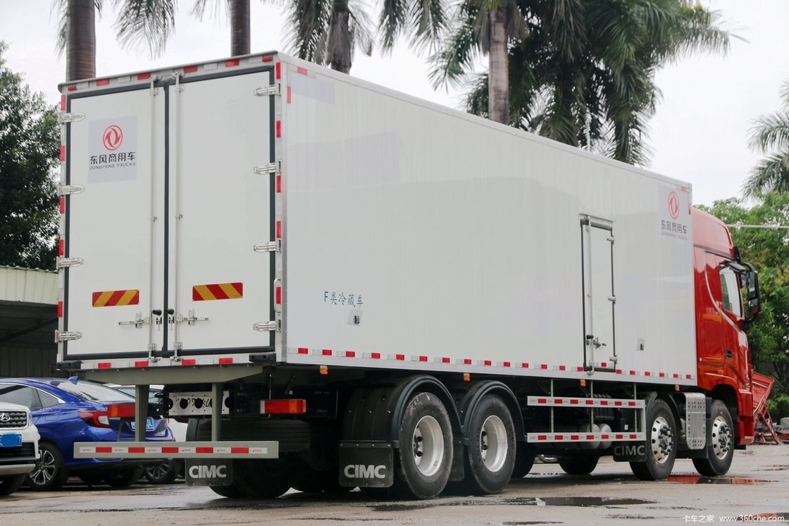 Dongfeng DFH5310 Дизель 14 Гир 465 HP Полуряд высокая крыша 8X4 9,4 м AMT Автоматический холодильный грузовик