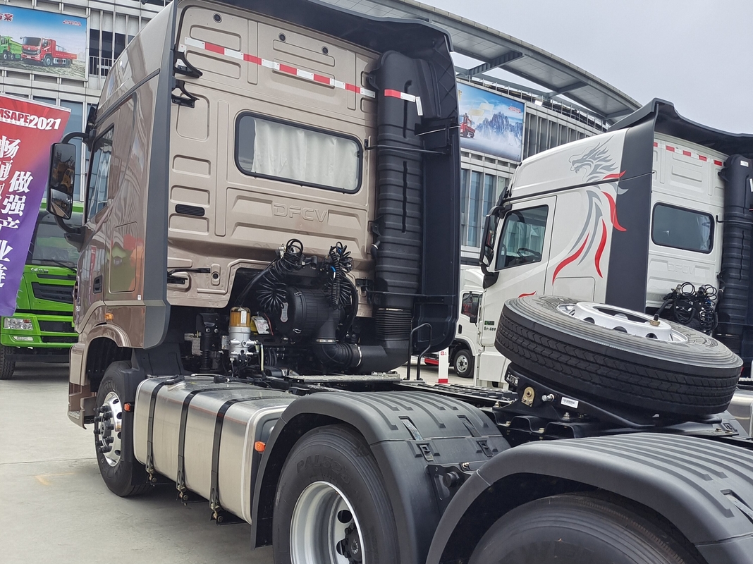 Прицеп Грузовик Трактор Грузовик Дунфэнь Тяньлонг KX 520hp двигатель Cummins Высокий стандарт версия 6 * 4