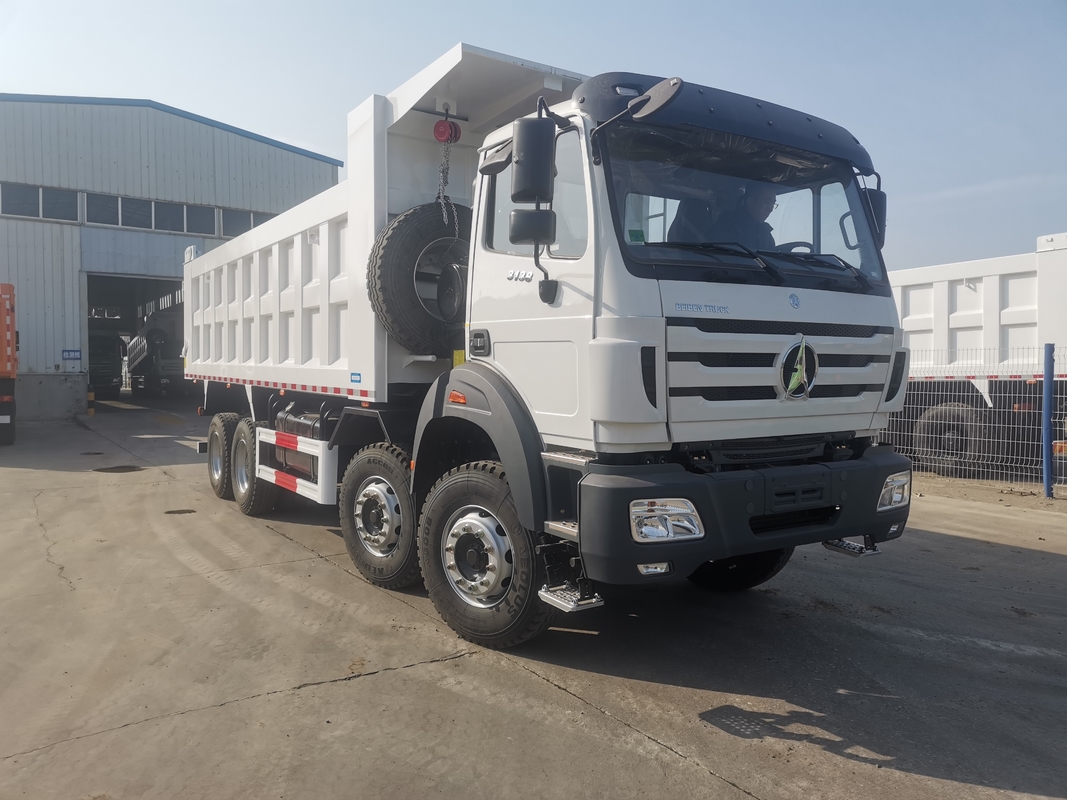 Новый мусоровоз Beiben 8*4 Белый цвет Weichai 380hp Турбонаддув Euro 2 Использование в Африке
