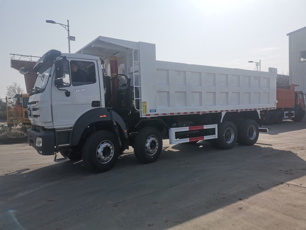 Новый мусоровоз Beiben 8*4 Белый цвет Weichai 380hp Турбонаддув Euro 2 Использование в Африке