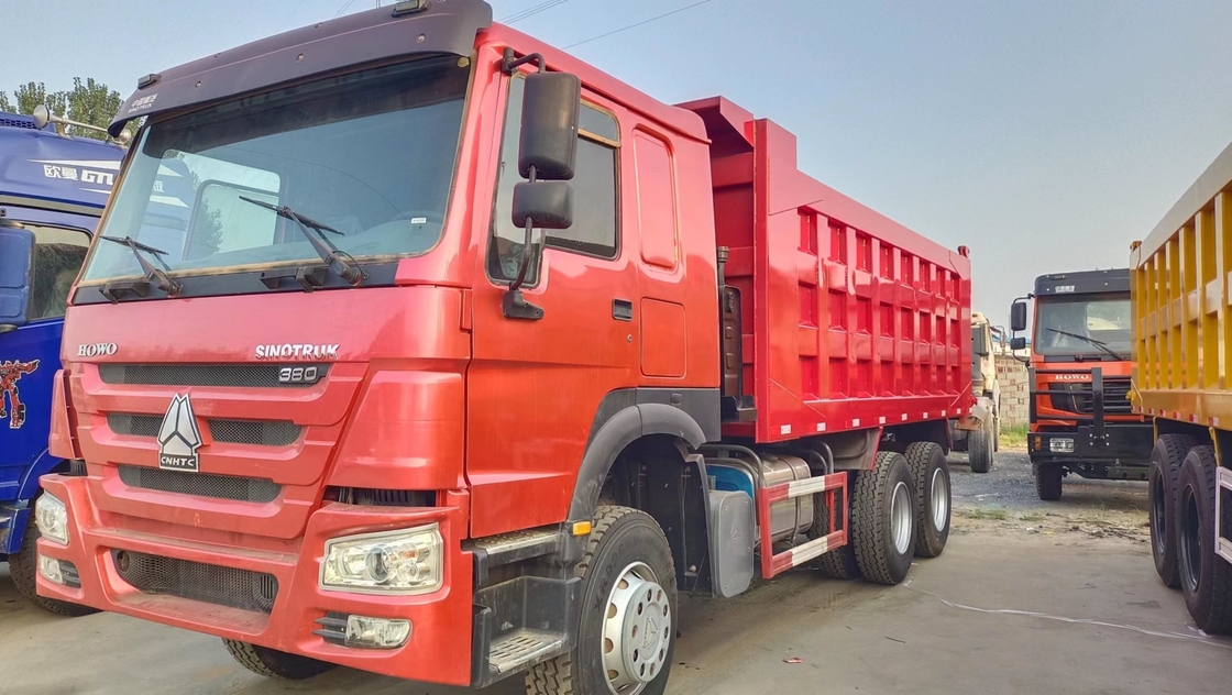 Хово Дэмп Трактор использованный полтора ряда кабины Sinotruk Tipper 20cbm коробка 380hp Евро 2 выброс