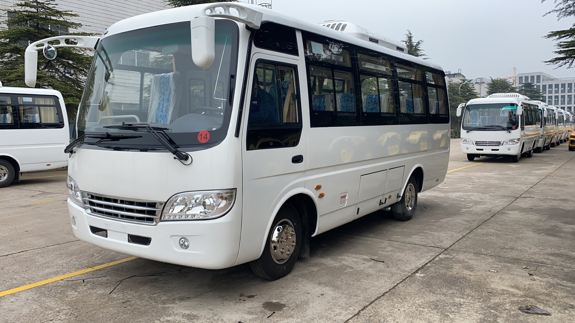 Костер Мини-автобус Ючай двигатель Мудан MD6668 25 сидений 2+2 сиденья Дизайн Новый кондиционер