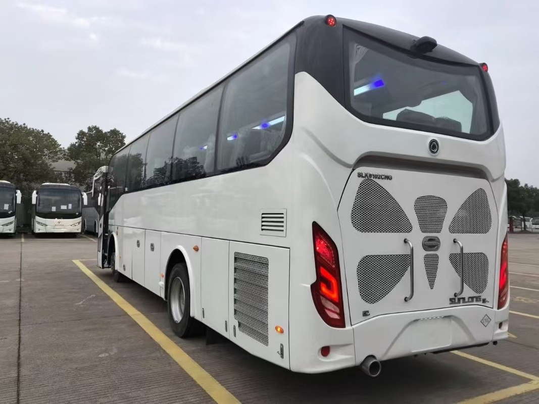 Подержанный автобус 36 мест Sunlong Bus SLK6102 CNG Ючай двигатель Правый руль Использование в Африке
