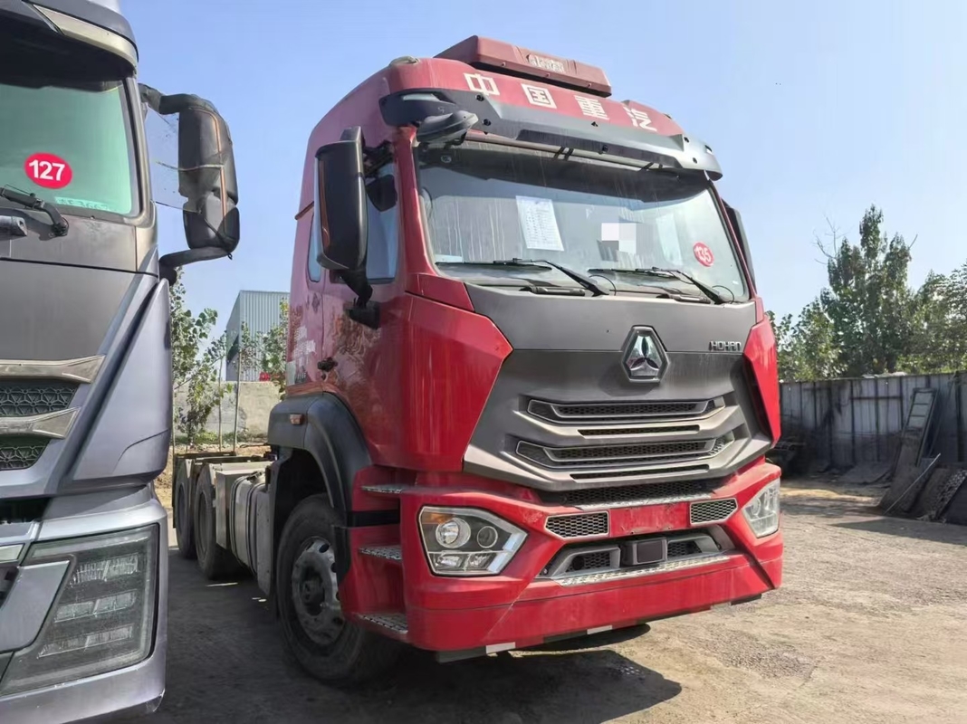 Подержанные тракторы грузовики голова 10 шины Sinotruk Hohan N7G 2021 год прицеп грузовик человек двигатель 480 л.с.
