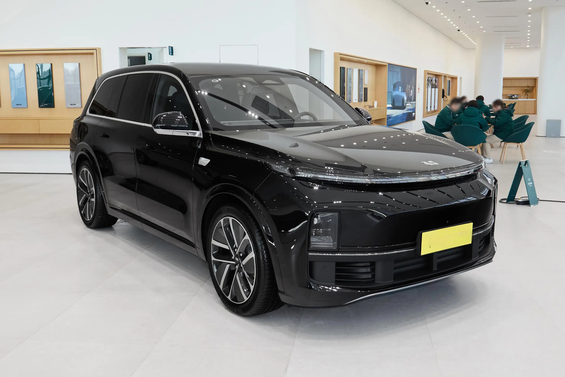 Электрические автомобили Li Auto Extended Range Электрический внедорожник L9 Pro Версия Черный цвет 6 мест 3105 мм колесная база