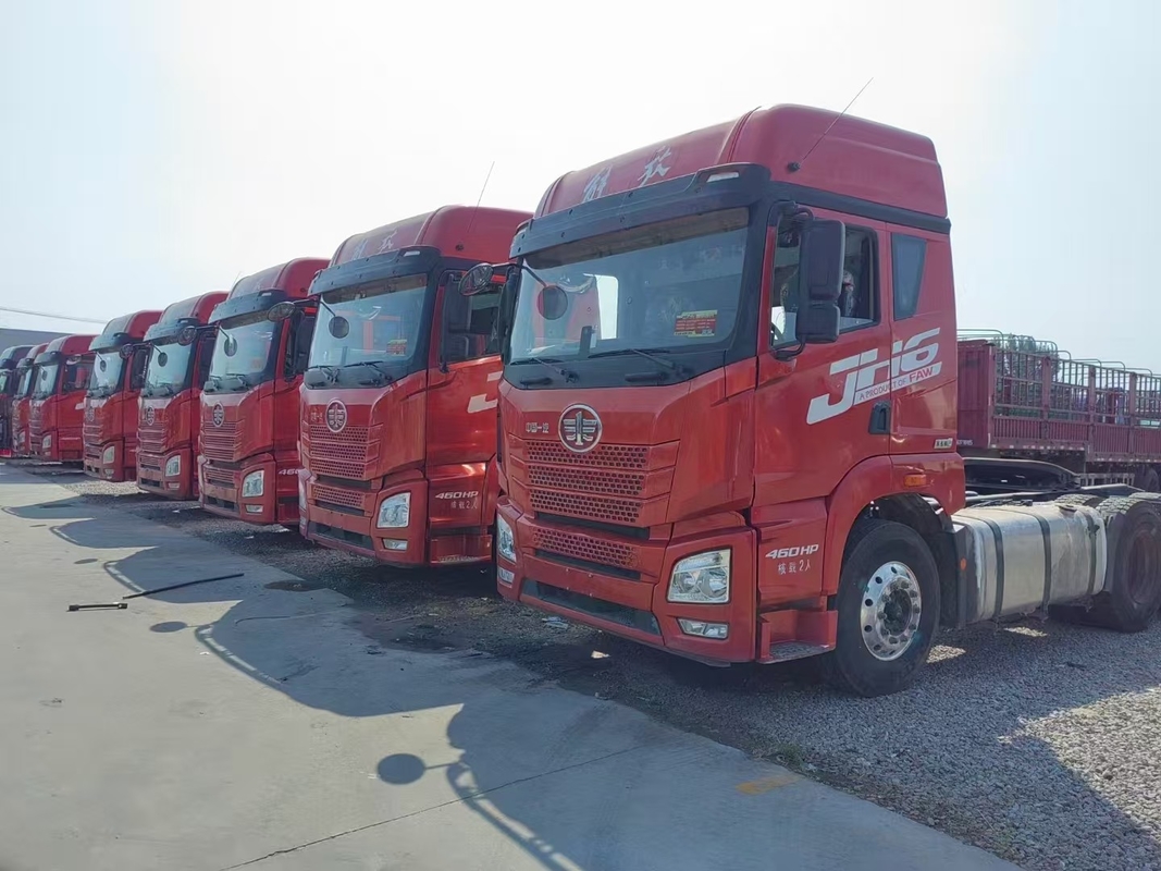 Использованный трактор грузовик голова FAW Jiefang прицеп грузовик JH6 модель низкая пробег 2020 год топливно-эффективный двигатель