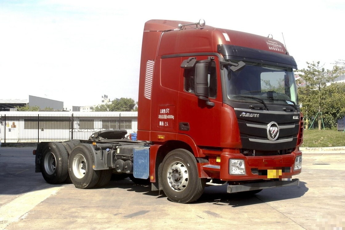 Подержанный трактор грузовик голова для продажи Foton Auman 6 * 4 режим управления 430hp низкий пробег 2022 год топливно-эффективный двигатель