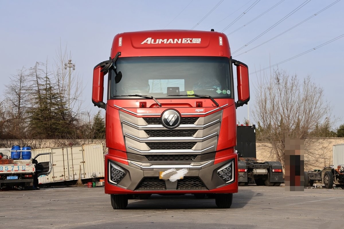 Использованный Foton Auman 6X4 трактор грузовик голова GTL6 10 шины для дальнего транспорта двигатель СПГ 530 л.с.