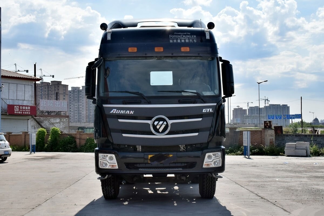 Подержанный трактор Euro IV Дизельный двигатель Foton Auman 430hp 6*4 Режим привода 10 Шины на плохой дороге