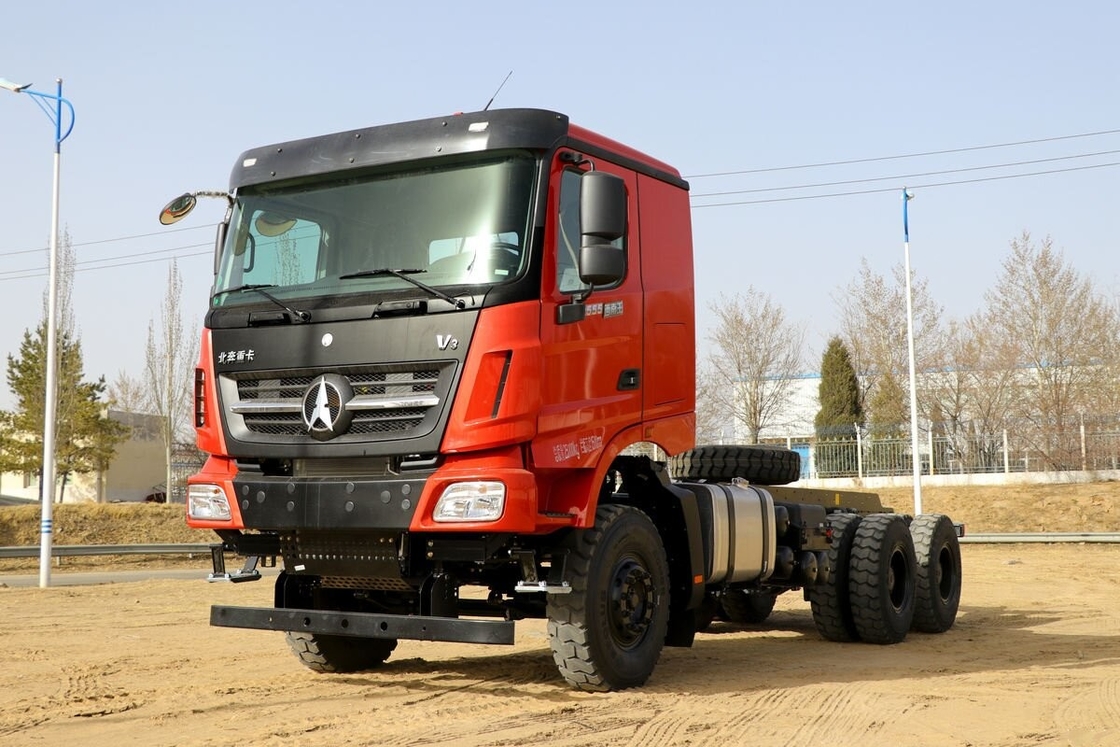 Дампер для продажи 550 л.с. Beiben 6 * 4 режим управления Использованный шасси демпера Weichai двигатель Euro 5 LHD